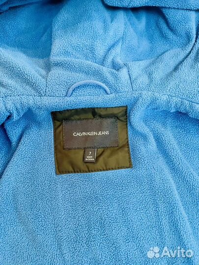 Зимняя Куртка детская 128 Calvin Klein оригинал