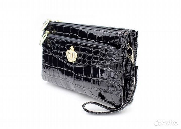 Новая Сумка 4 цвета кроссбоди лак кожа