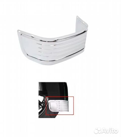 Накладка на крыло Harley Touring 14-23 хром