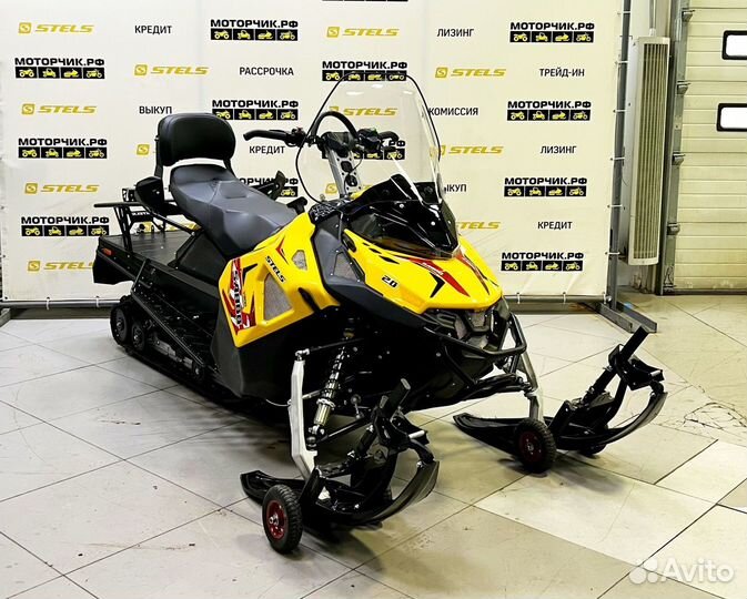 Снегоход Stels витязь SA800 (Желтый)