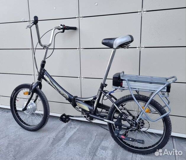 Рабочий электровелосипед, складной