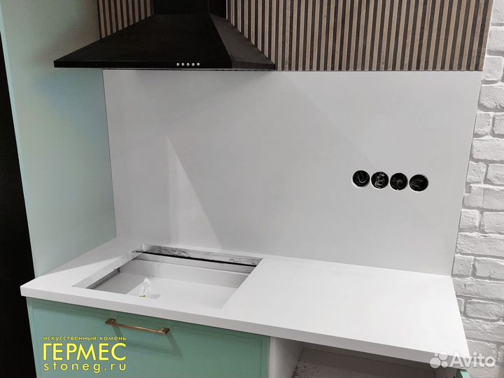 Столешницы и стеновые из искусственного камня м2/р