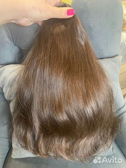 Подростковые волосы 48 см 119 г тонкие/нежные