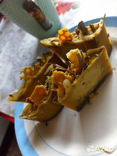 Свечи Дольки из натурального воска