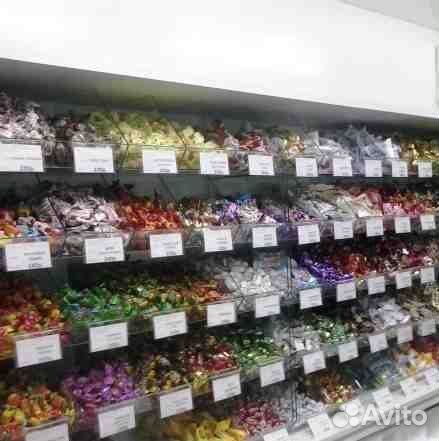 Торговые стеллажи для магазина кондитерского