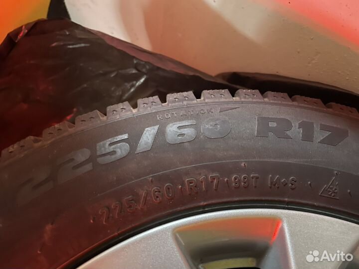 Колеса в сборе r17 зимние hyundai tucson