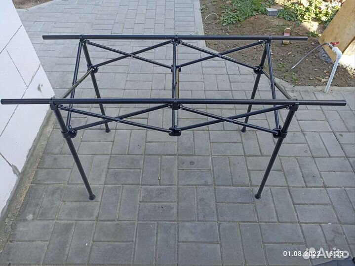 Стол туристический, реечный 120*65