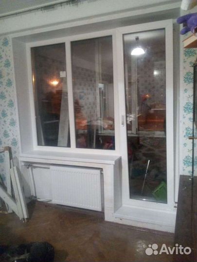 Установка откосов. Подоконников