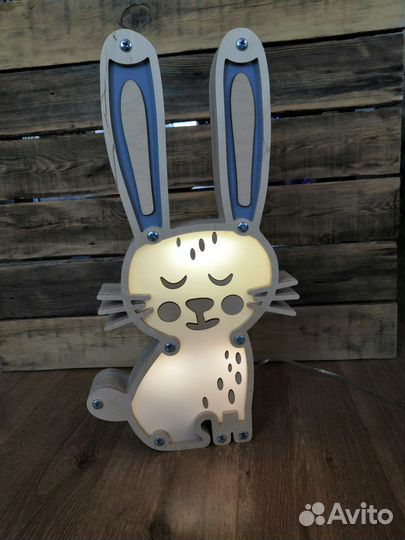 Светильник ночник Зайчик