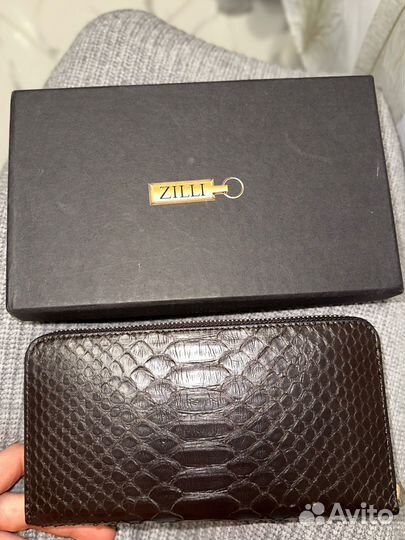 Портмоне мужское, питон Фирма zilli