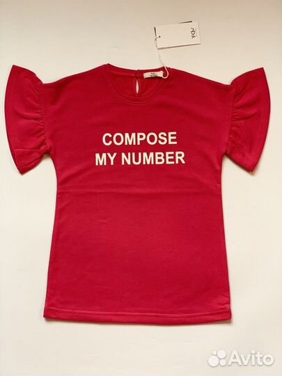 Новая летняя одежда девочка 122-128 см