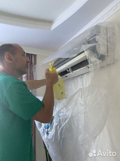 Чистка, заправка и ремонт кондиционеров