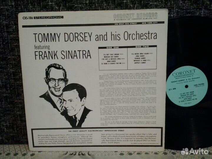 Виниловая пластинка Tommy Dorsey / Frank Sinatra