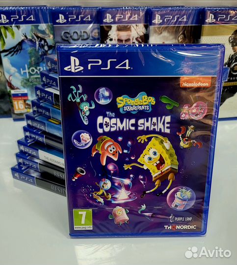 Губка Боб sponge bob cosmic shake ps4