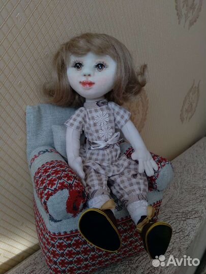 Текстильная кукла ручной работы