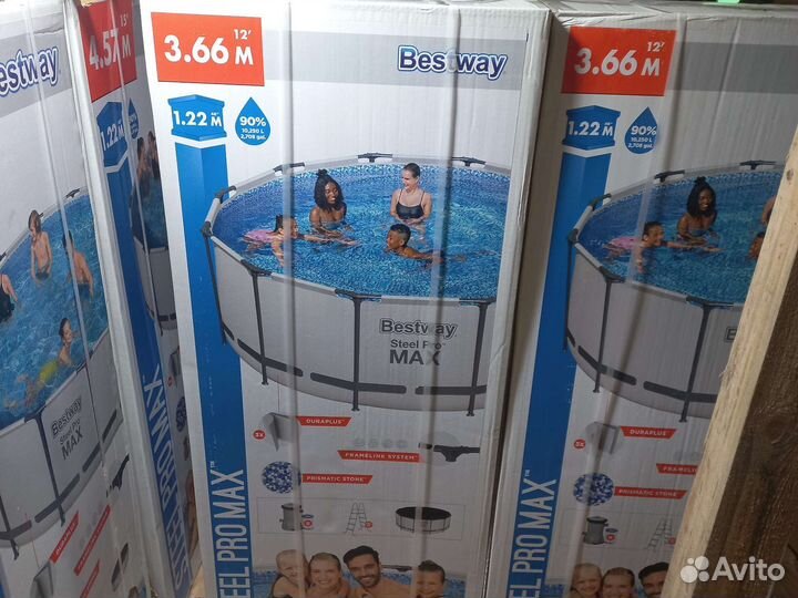 Каркасный бассейн 366 на 122 bestway56420
