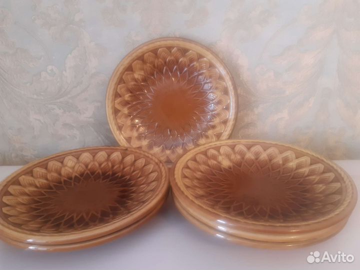 Керамические тарелки СССР, стекло