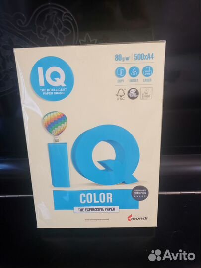 Бумага цветная для печати IQ Color