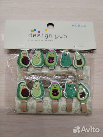 Прищепки для декора с веревкой