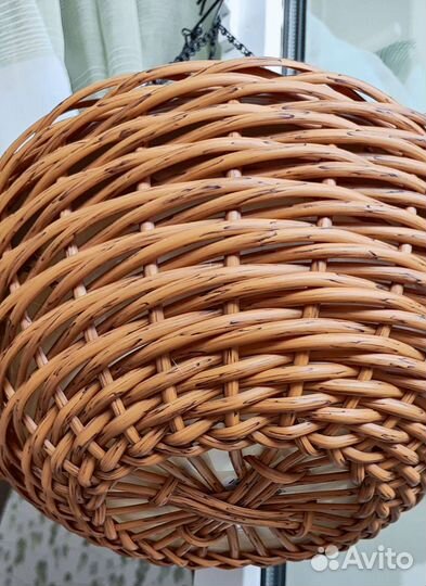 Кашпо из ротанга