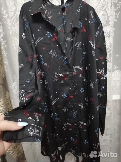 Платье рубашка женская