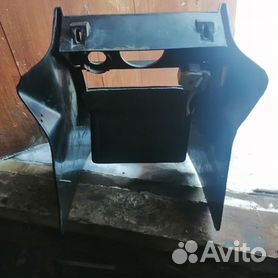 Заводская консоль для магнитолы (борода) на ВАЗ , Black - Автотюнинг
