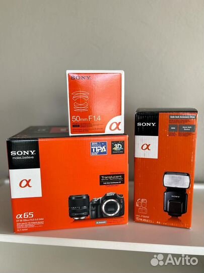 Зеркальная камера Sony Alpha SLT-A65M