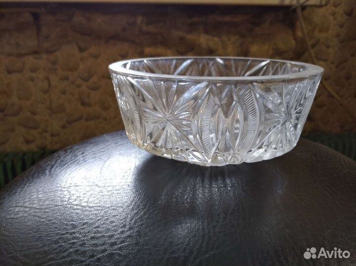 Вазы, салатницы, конфетницы хрустальные СССР