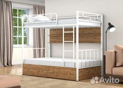 Кровать двухьярусная новая разные модели