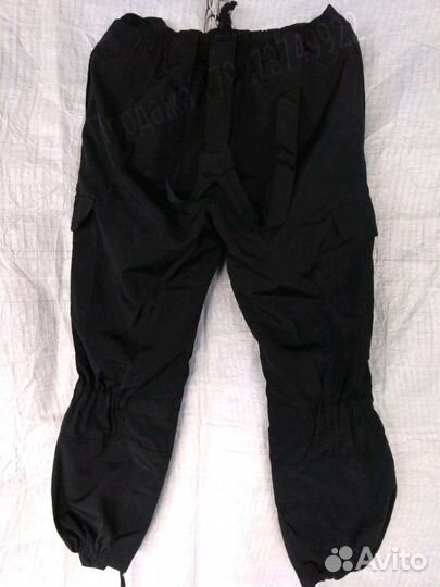 Костюм Горка-8 чёрная утеплённая на флисе