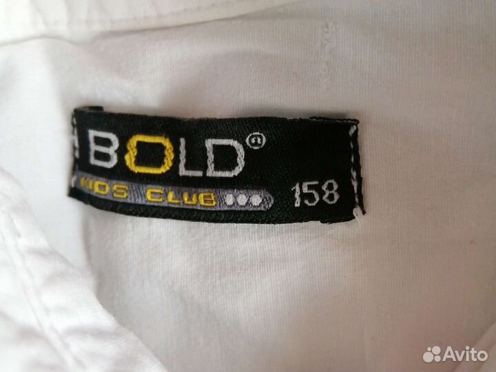 Рубашка белая на мальчика 152 158