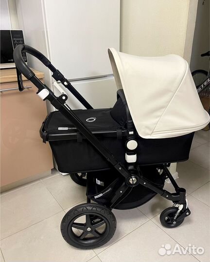 Коляска Bugaboo cameleon 3 plus Black/Fresh White