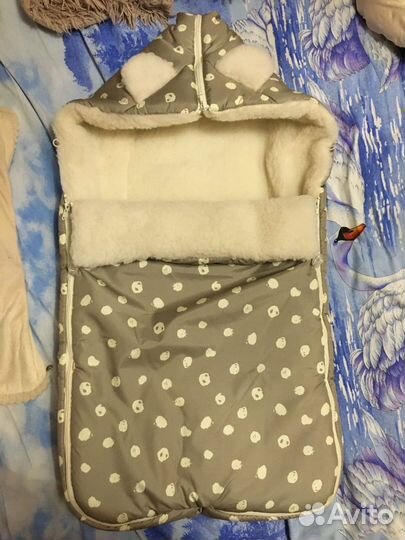 Зимний конверт в коляску
