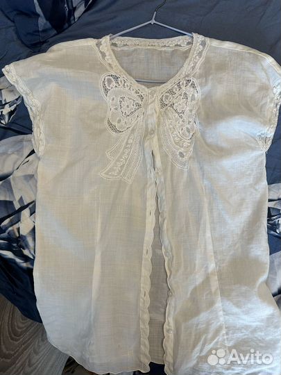 Рубашка лен ручная работа