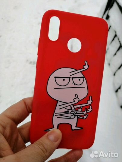 Силиконовый чехол Huawei p20 lite