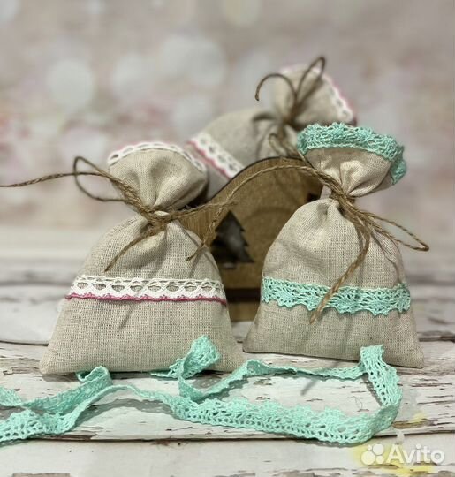 Саше с лавандой, мешочки с лавандой