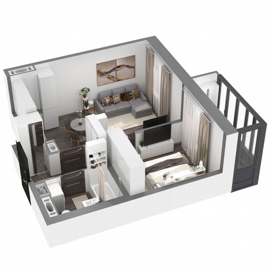 1-к. квартира, 39,9 м², 8/23 эт.