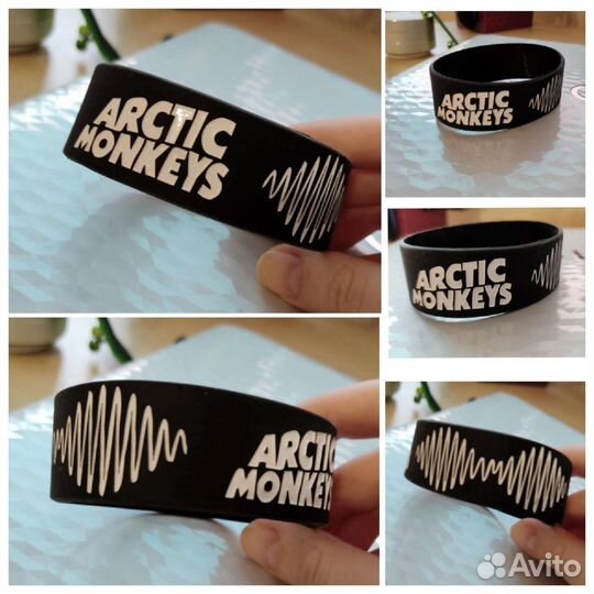 Силиконовый браслет Arctic Monkeys (широкий)