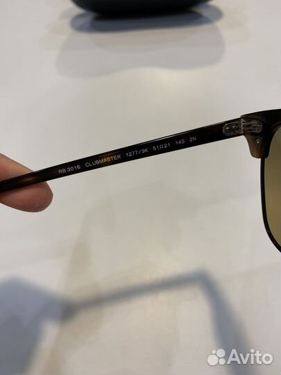 Очки ray ban clubmaster оригинал