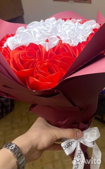 Подарки, букеты из роз ручной работы