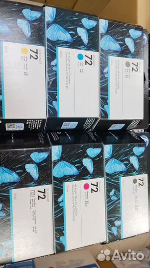 Картриджи hp 72