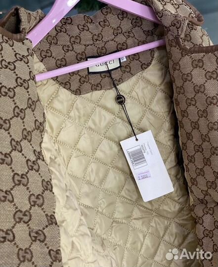 Утепленный тренч gucci