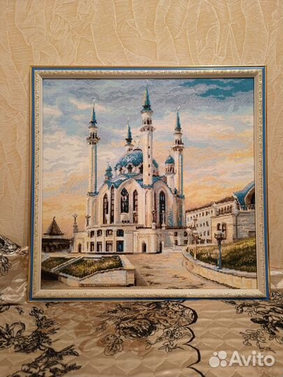 Картина вышитая крестом ручная работа