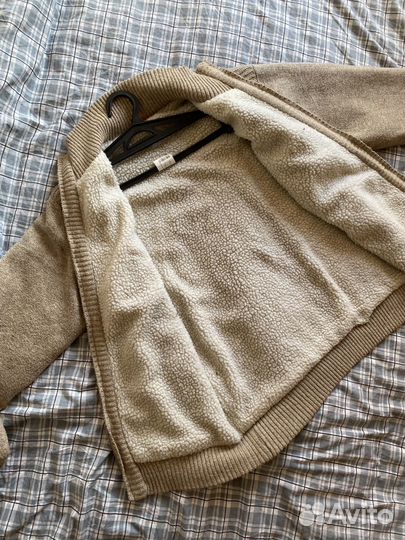 Джемпер на молнии шерстяной