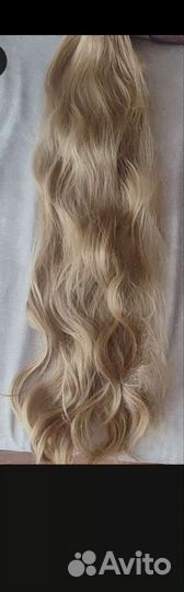 Хвост накладной волосы канекалон шиньон