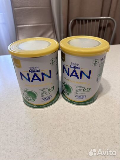 Детская смесь NAN на козьем молоке