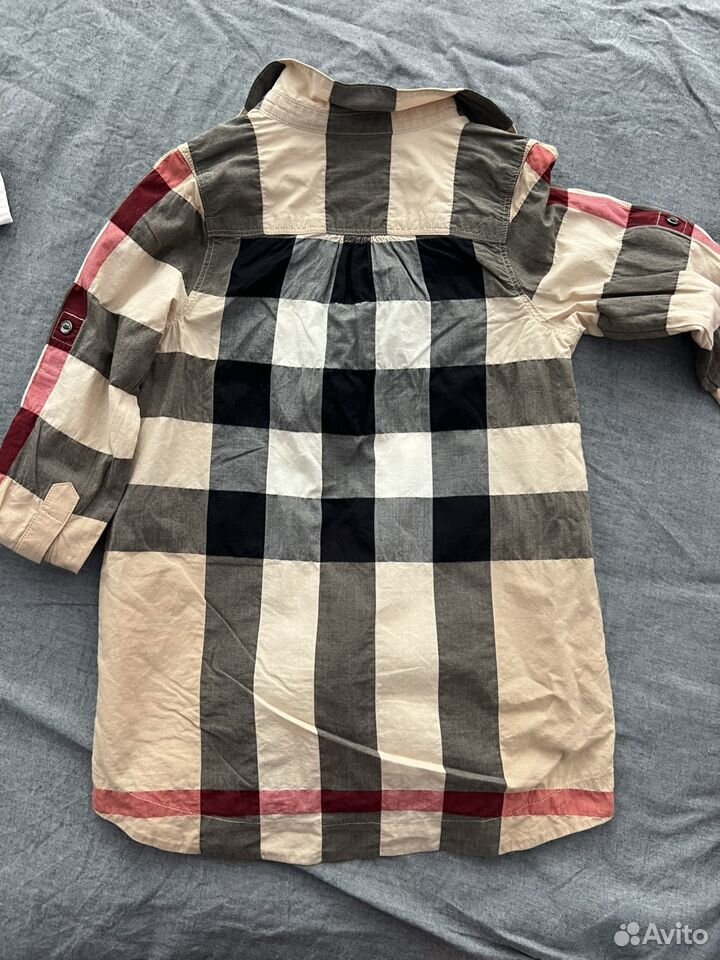 Платье рубашка burberry