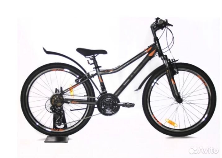 Велосипед Stels Navigator 24 410 V 21 Антрацитовый