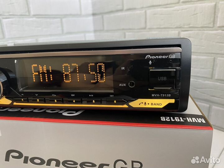 Магнитола Pioneer 1 din с bluetooth