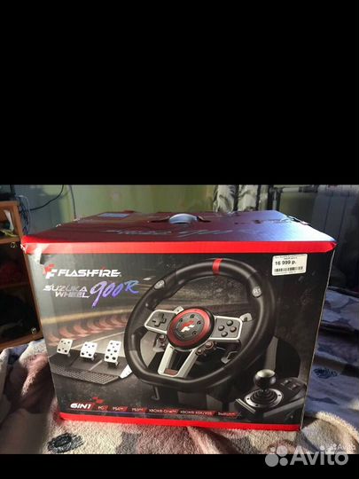 Руль FlashFire Suzuka Racing Wheel ES900R черный
